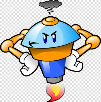 Thought , Cartoon rocket transparent background PNG clipart
