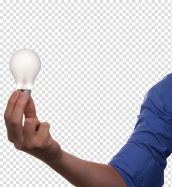Thought for the Day Meaning Hindi English, Holding a light bulb transparent background PNG clipart