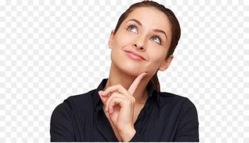 Thought Person Bing Question - thinking woman 