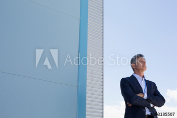 Thoughtful corporate businessman Thoughtful corporate businessman