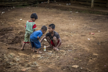 Three Boys Playing Outdoor Three Boys Playing Outdoor