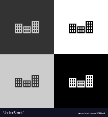 three building logo template three building logo template