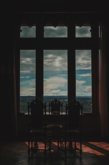 Three Chairs Beside Window Three Chairs Beside Window
