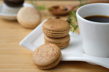Three Cookies Beside Cup of Coffee Three Cookies Beside Cup of Coffee