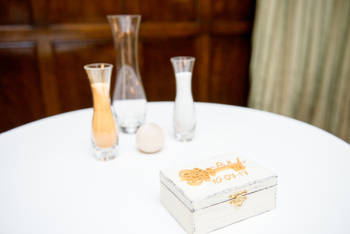 Three Glass Vases on White Table Three Glass Vases on White Table