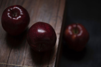 three red delicious apples three red delicious apples