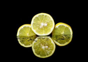 Three Sliced Lemons Three Sliced Lemons