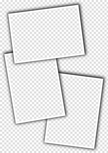 Three white frames illustration, PicsArt Studio Black box glasses Editing Shapes, padwa transparent background PNG clipart