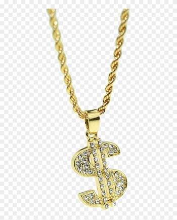 Thug Life Dollar Gold Chain Png High-quality Image - Dollar Chain Png