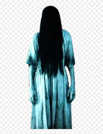 Thumb Image - Creepy Girl With Hair Over Her Face, HD Png Download ...