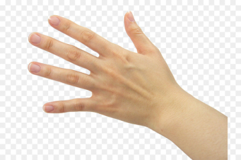 Thumb Nail Hand model Manicure - Right hand woman hand Thumb Nail Hand model Manicure - Right hand woman hand