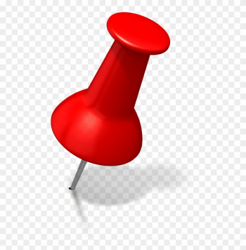 Thumb Tack On Transparent Background