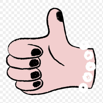 Thumbs up png doodle, feminine | Free PNG Sticker - rawpixel Thumbs up png doodle, feminine | Free PNG Sticker - rawpixel