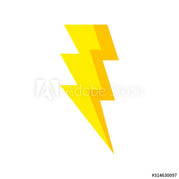thunderbolt pop art style design thunderbolt pop art style design