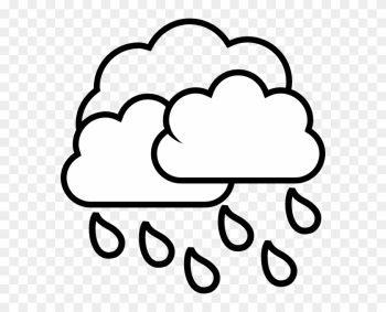 Thunderstorm Clipart - Cloud Coloring Thunderstorm Clipart - Cloud Coloring