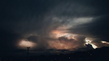 thunderstorm clouds on skies thunderstorm clouds on skies