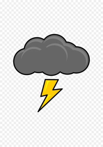Thunderstorm Lightning Clip art - thunder Thunderstorm Lightning Clip art - thunder