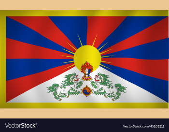 tibet flag background