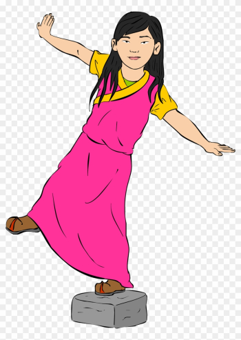 Tibetan Girl Playing - Girl Tibetan Girl Playing - Girl