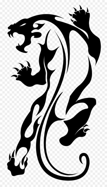 Tiger Jaguar Tattoo Lion Leopard - TIGER VECTOR 