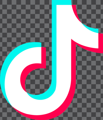 Tiktok logo PNG transparent background