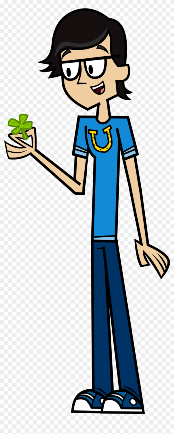 Tim Holding A 4-leaf Clover, A Sign For Luck - Total Drama Gone Wild Tim