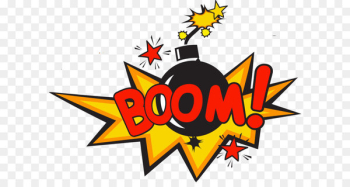 Time bomb Explosion Comics - Comic style explosion text erase material bomb 