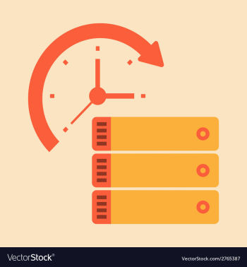 Time document and paper work vector image Time document and paper work vector image