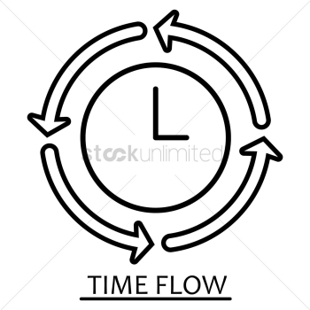Time flow concept Time flow concept