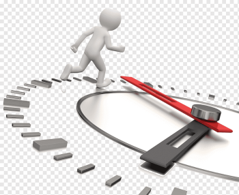 Time Information Service, Business,3d people,time, person running on clock, angle, business Woman, 3D Computer Graphics png
