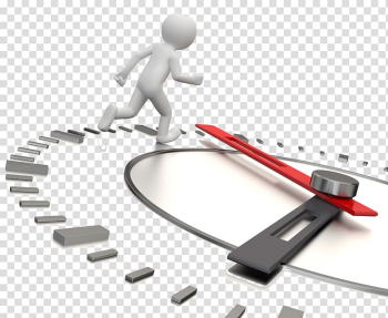 Time Information Service, Business,3d people,time, person running on clock transparent background PNG clipart