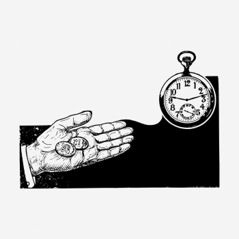 Time is money drawing, vintage | Free Photo - rawpixel Time is money drawing, vintage | Free Photo - rawpixel