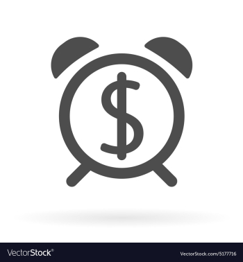 Time is money vector image Time is money vector image