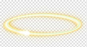 Time lapse of white light, Bangle Material Yellow Circle, Yellow light effect element transparent background PNG clipart
