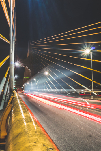 Time-lapse Photography of Cars Travel in Bridge Time-lapse Photography of Cars Travel in Bridge