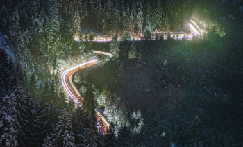 time-lapse photography of mountain pass time-lapse photography of mountain pass