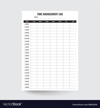 time management log