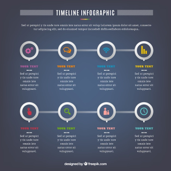 Timeline infographic template Timeline infographic template