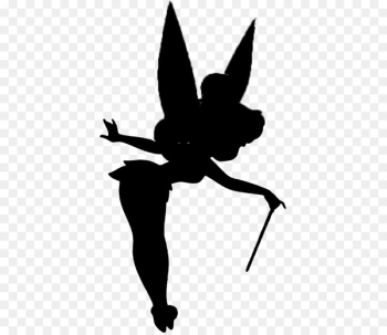 Tinker Bell, Peter Pan, Peter And Wendy, Silhouette, Wing PNG