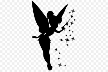 Tinker Bell Silhouette Peter Pan Image Pixie dust - Silhouette 