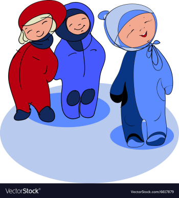Tiny children vector image Tiny children vector image