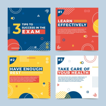 Tips instagram post collection Free Vector Tips instagram post collection Free Vector