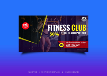 Titan Fitness Banner - Graphic Eagle