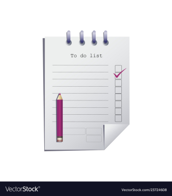 To do list or planning icon concept vector image To do list or planning icon concept vector image