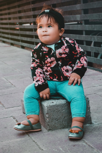 Toddler Girl Sitting Toddler Girl Sitting