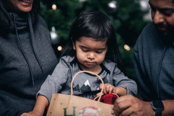 Toddler Opens Christmas Presents Toddler Opens Christmas Presents