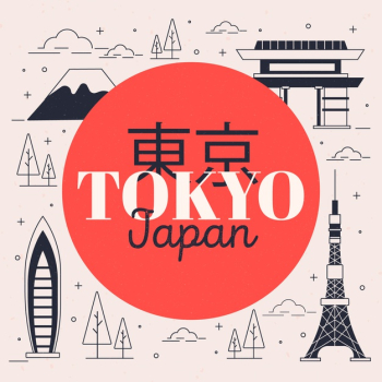 Tokyo city lettering Free Vector Tokyo city lettering Free Vector
