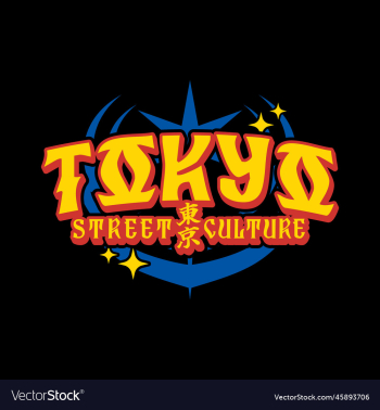 tokyo japan y2k streetwear style slogan typography tokyo japan y2k streetwear style slogan typography
