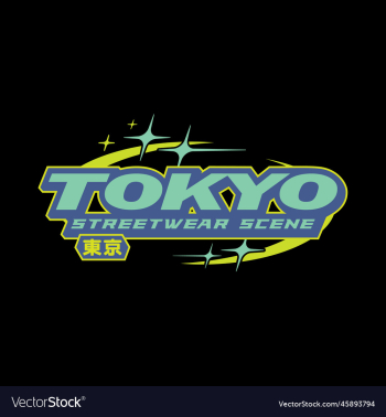 tokyo japan y2k streetwear style slogan typography tokyo japan y2k streetwear style slogan typography