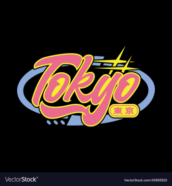 tokyo japan y2k streetwear style slogan typography tokyo japan y2k streetwear style slogan typography